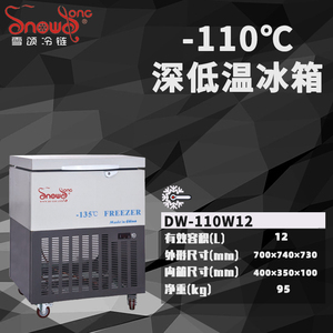 DW-110W12型 -110℃卧式深低温箱