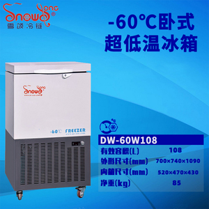DW-60W108型 -60℃卧式超低温箱