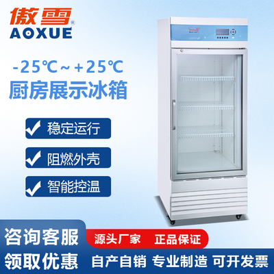 -25℃~+25℃厨房展示冰箱