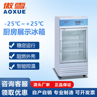 -25℃~+25℃厨房展示冰箱