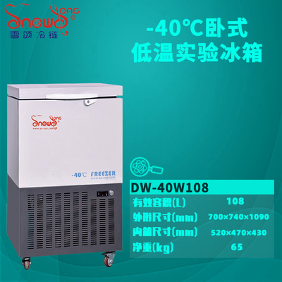 实验室低温冰箱 108L